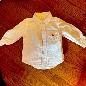 White Baby Gap Button Down Shirt